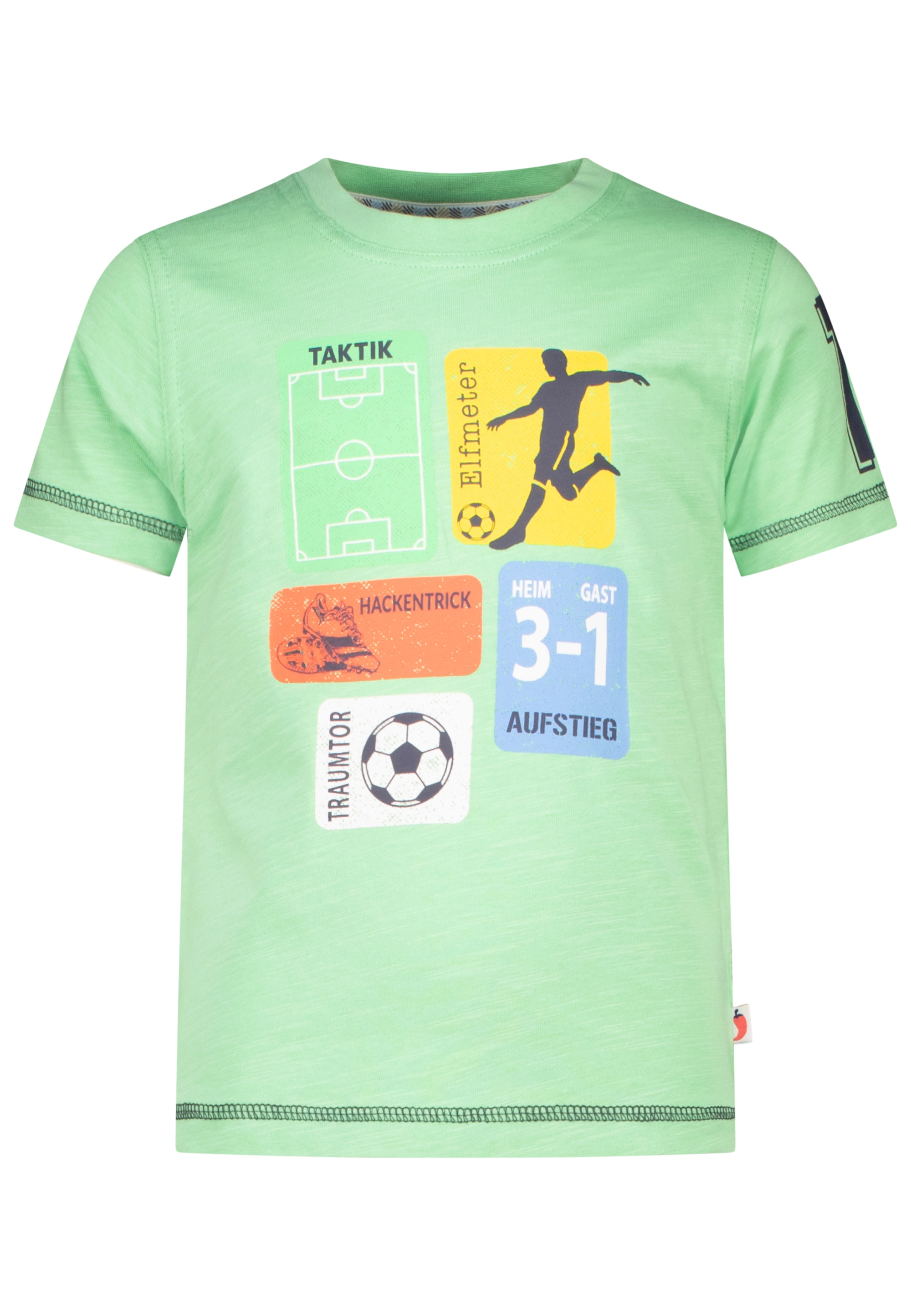 T-Shirt FUßBALL in pear green