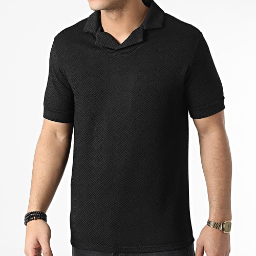 Polo Manches Courtes UY793 Noir