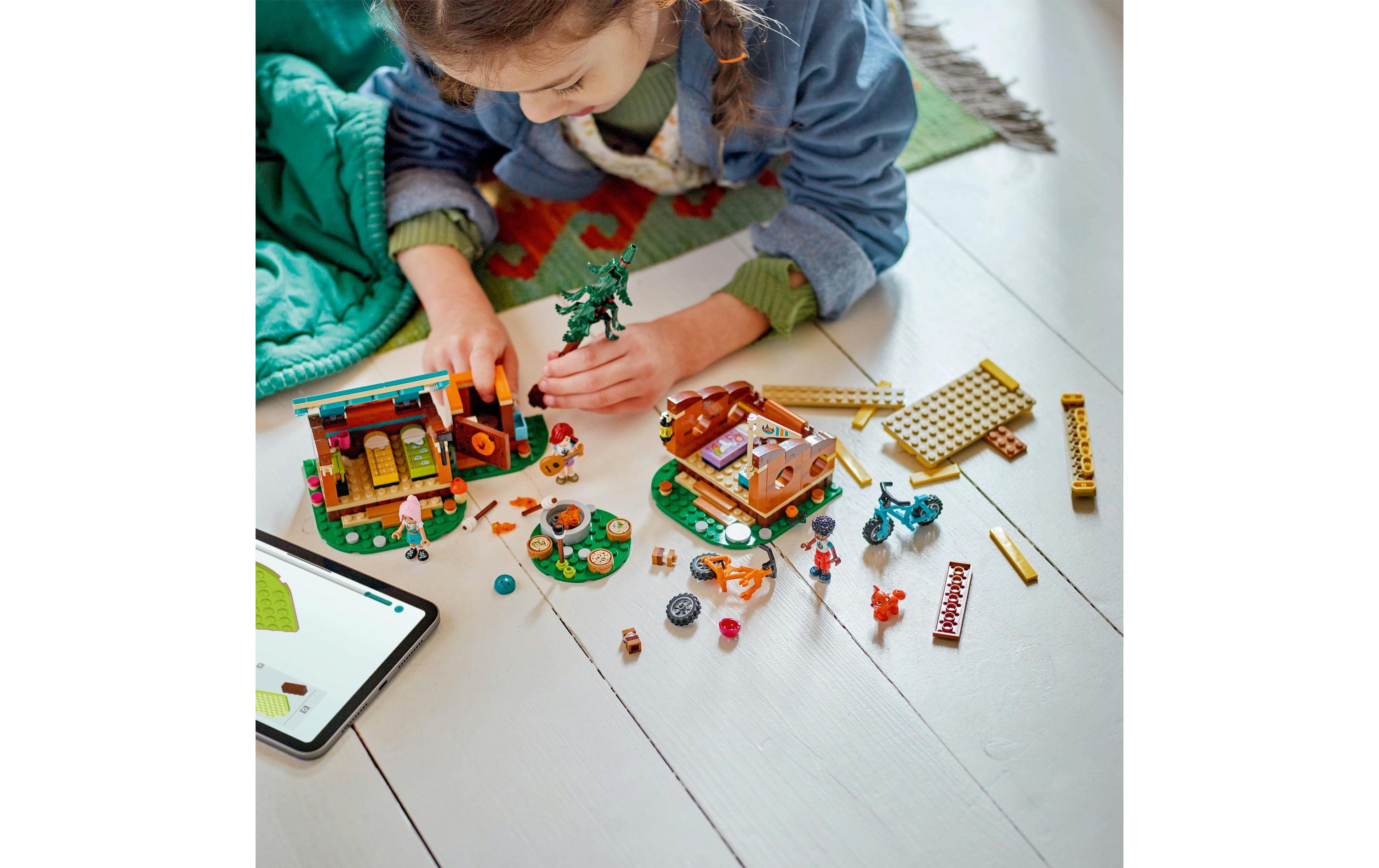 Friends Gemütliche Hütten im Abenteuercamp 42624Spielset für spannende Campingabenteuer