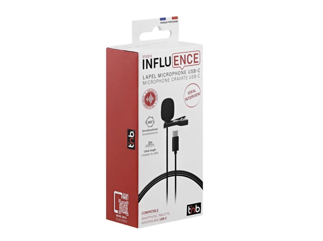 MICROFONE LAPELA TNB INLAPMICUSB1 USB-C