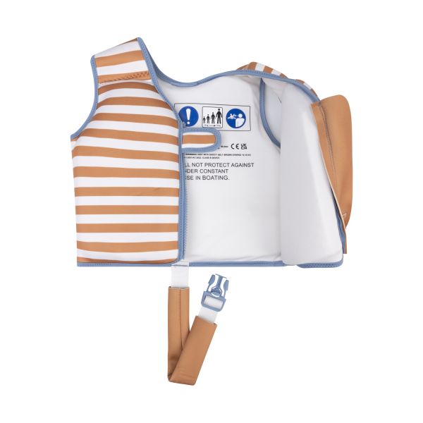 Swim Essentials Zwemvest - Brown Stripes - 3-6 Jaar / 18-30 kg