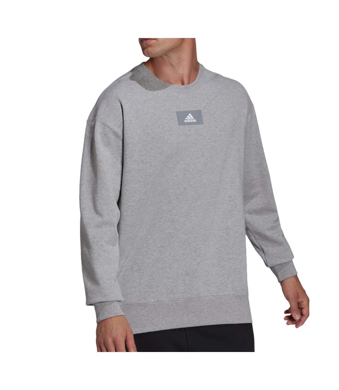 Sweat Gris Homme Adidas HE4351