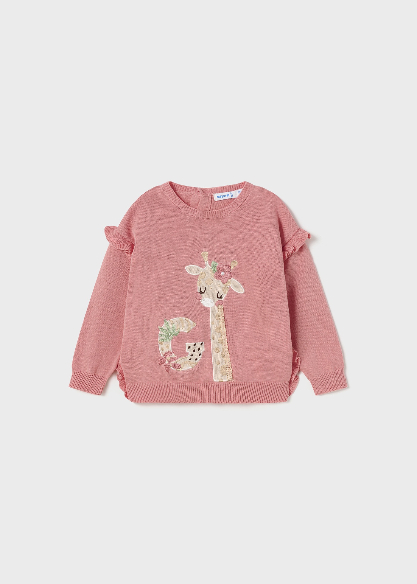 Suéter elegante com estampa intársia para bebê