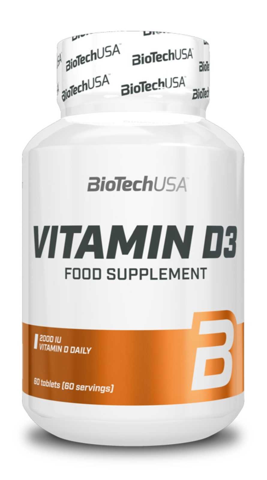 Biotech USA Vitamina D3 60 comprimidos