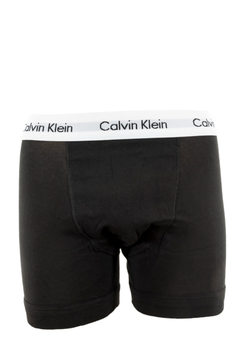 Calecons et slips calvin klein jeans 3p trunk 001 iot white/ b&w stripe/ black