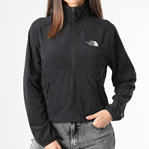 Veste Outdoor Polaire Femme Polartec 100 A7ZY3 Noir