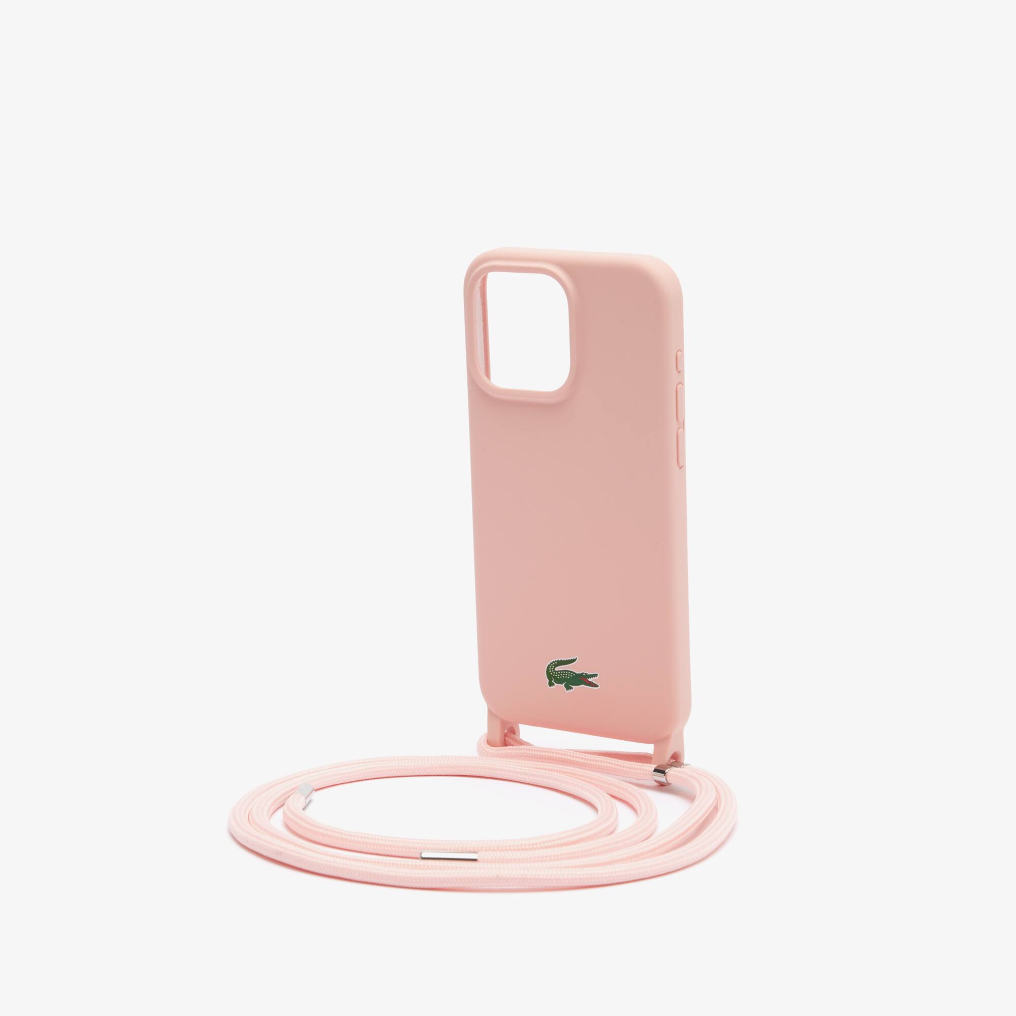 Coque iPhone 15 Pro Max en silicone Coques iPhone - Rose - Lacoste - Unisex