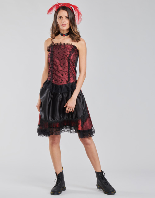 Fun Costumes - COSTUME ADULTE SALOON GIRL - Multicolore
