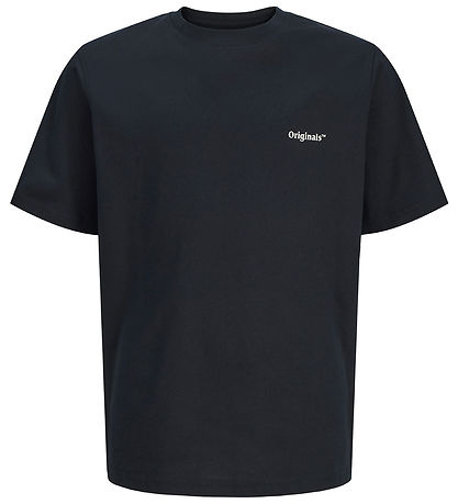 Jack & Jones T-Shirt - JorParos - Black/Yellow MUSCHEL