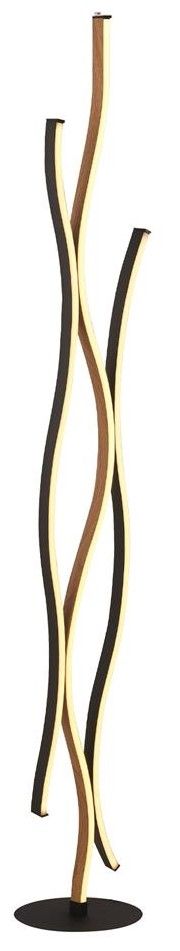 Vloerlamp 32102-1BK Bloom Swirl B20 x D20 cm