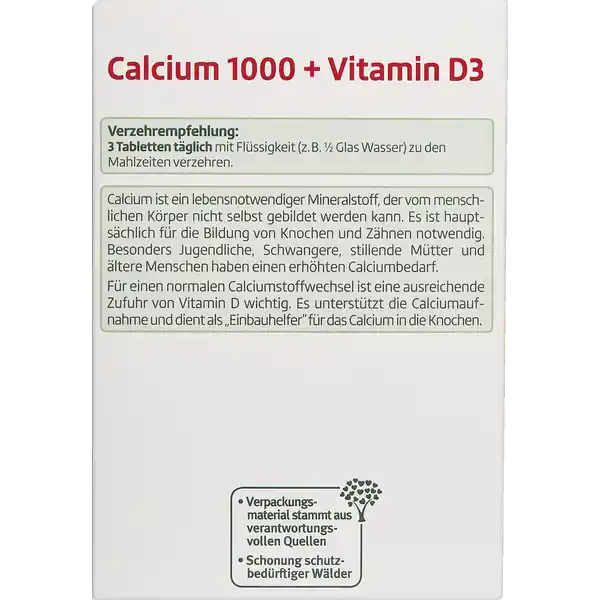 Calcium 1000 + Vitamin D3