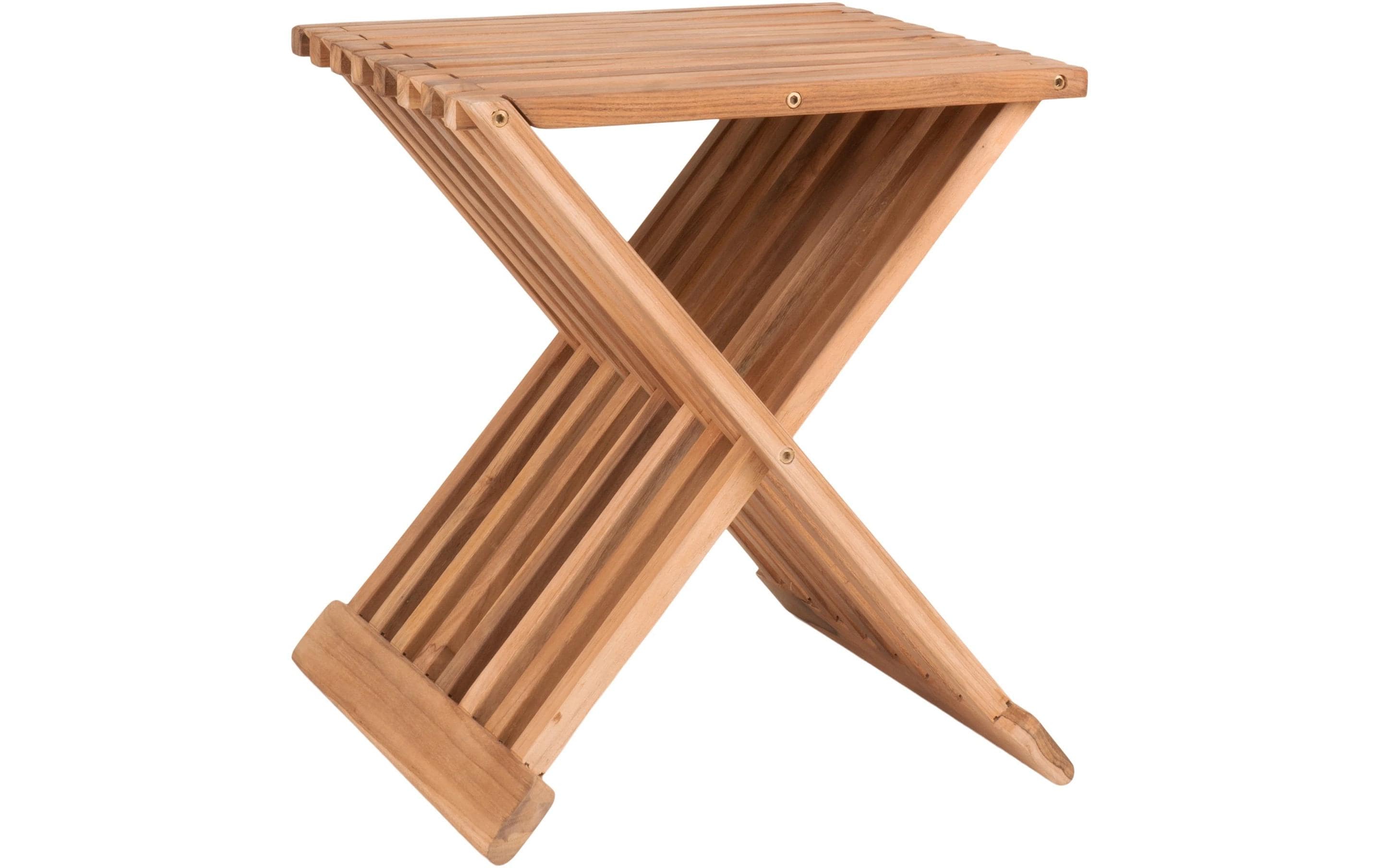 Beistelltisch Erto 40 x 35 x 45 cm, NatureStabiler Sitzhocker