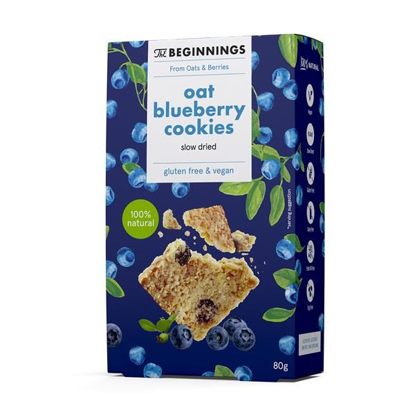 Biscoitos Aveia Mirtilo Sg 80G