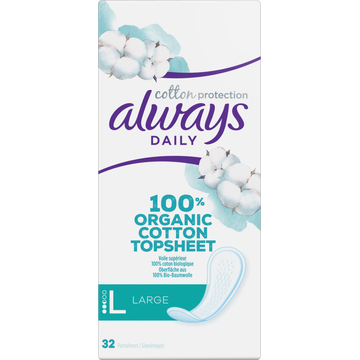 Always Daily Cotton Protection Inlegkruisjes