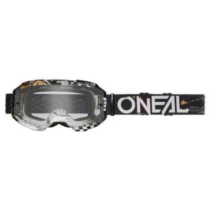 Masque cross O'Neal B-10 - ATTACK V24 - CLEAR 2024 - Noir / Blanc