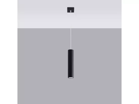 Sollux LAGOS Plafonnier à 1 ampoule noir, GU10