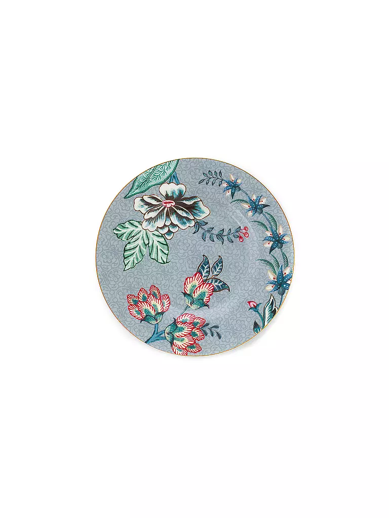PIP STUDIO Brotteller 12cm FLOWER FESTIVAL Light Blue hellblau