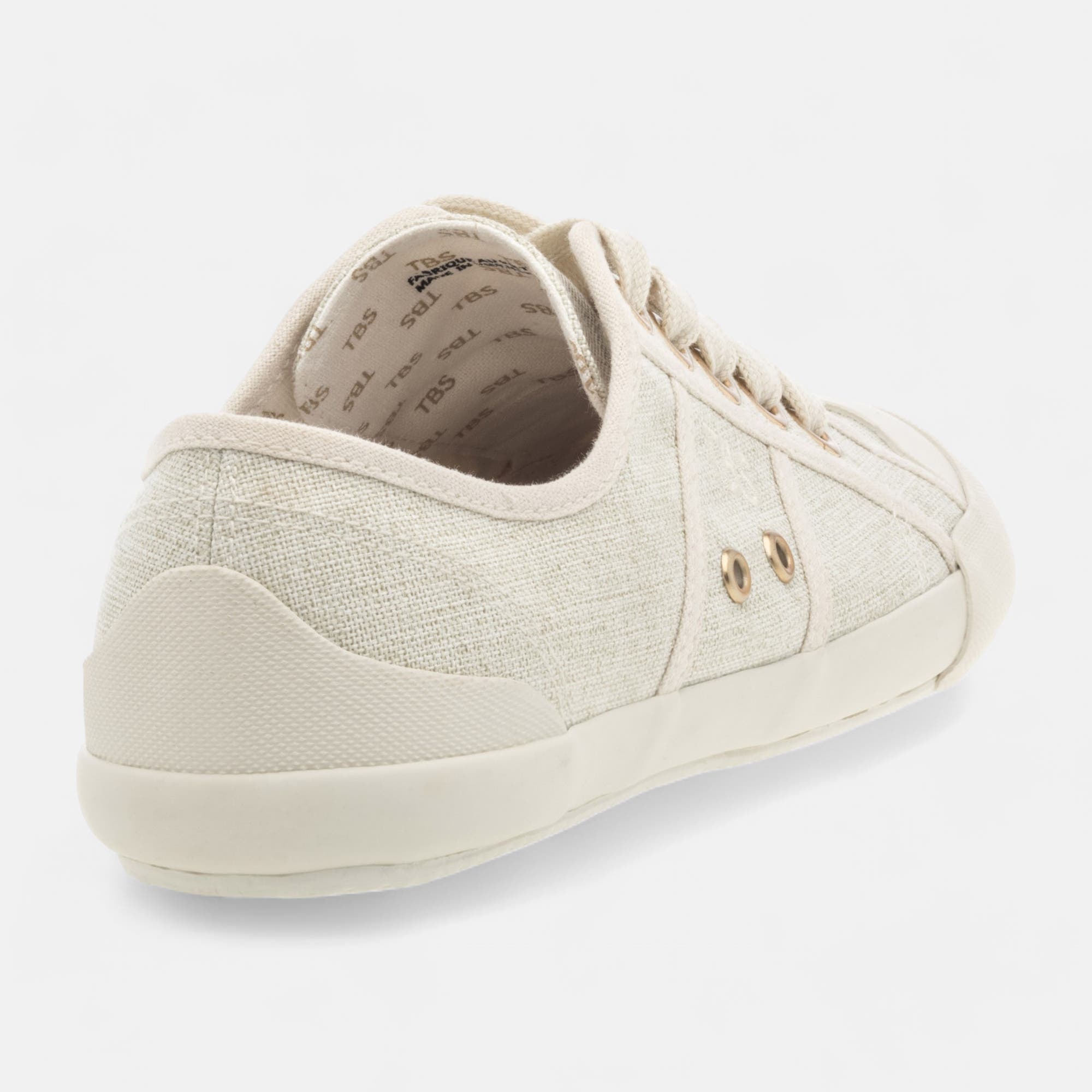 Baskets en toile Femme beige
