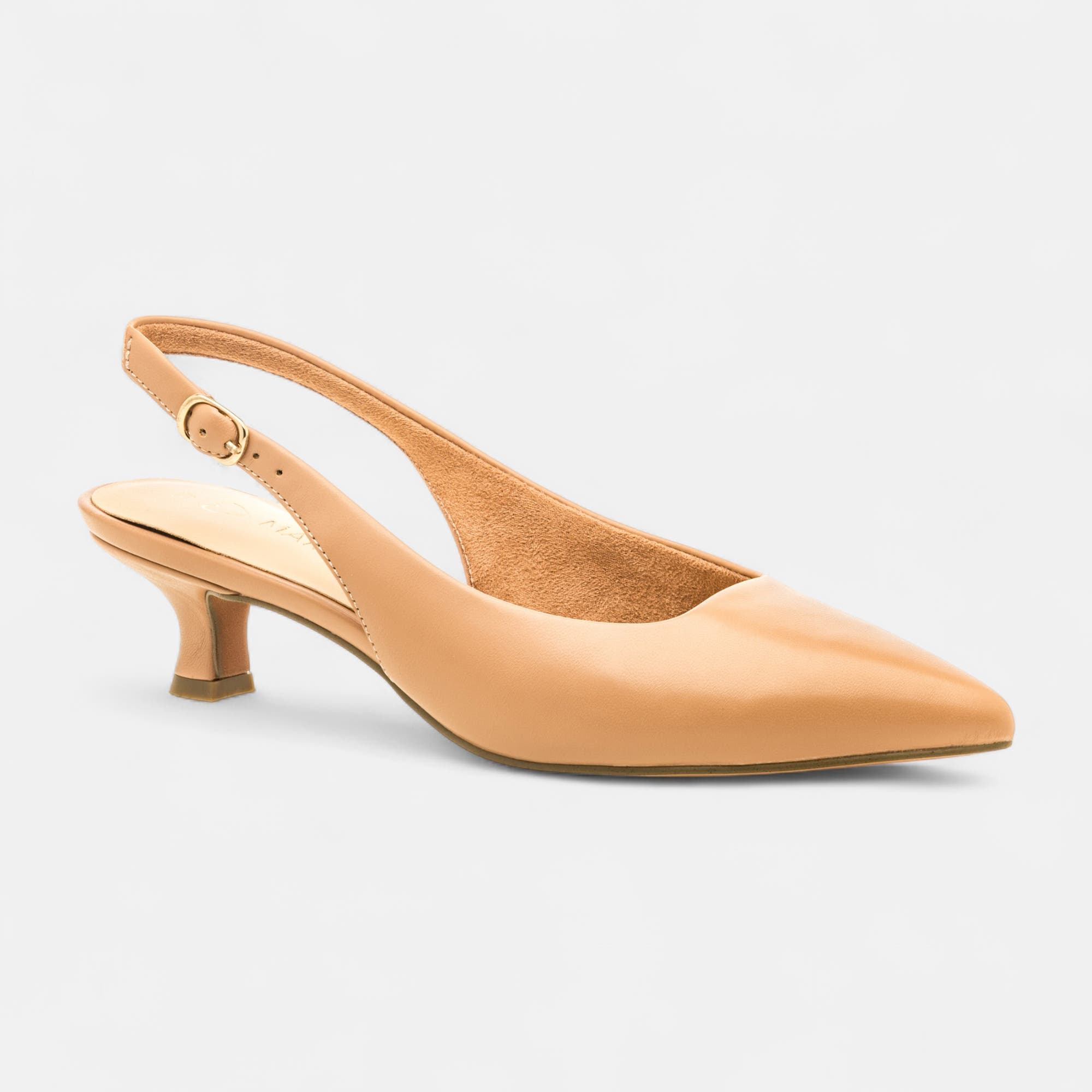 Escarpins avec bride arrière Femme taupe