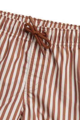 Nordbjørn Solarino Badebukser, Brown Stripe