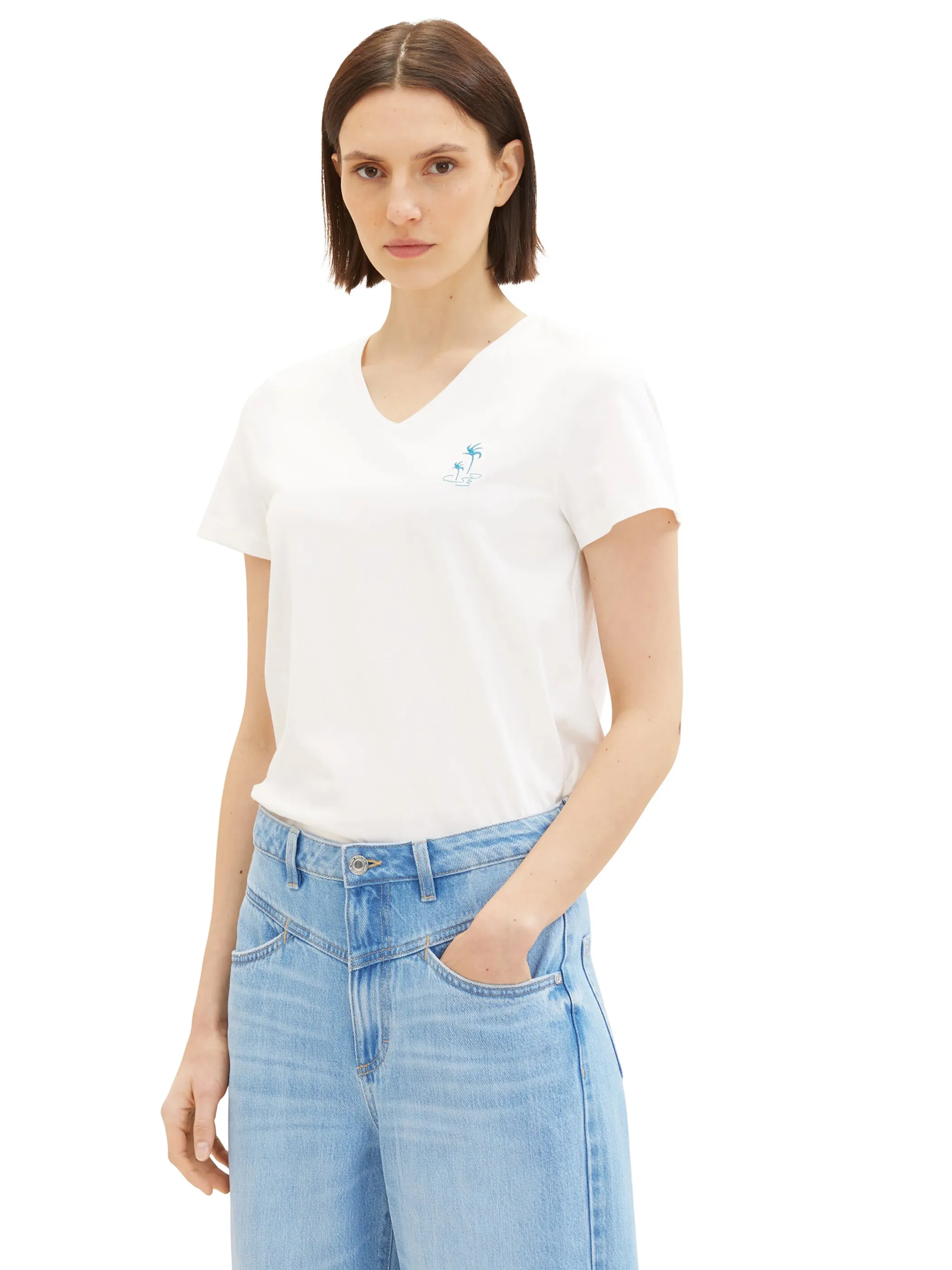 Damen T-Shirt im Streifenlook