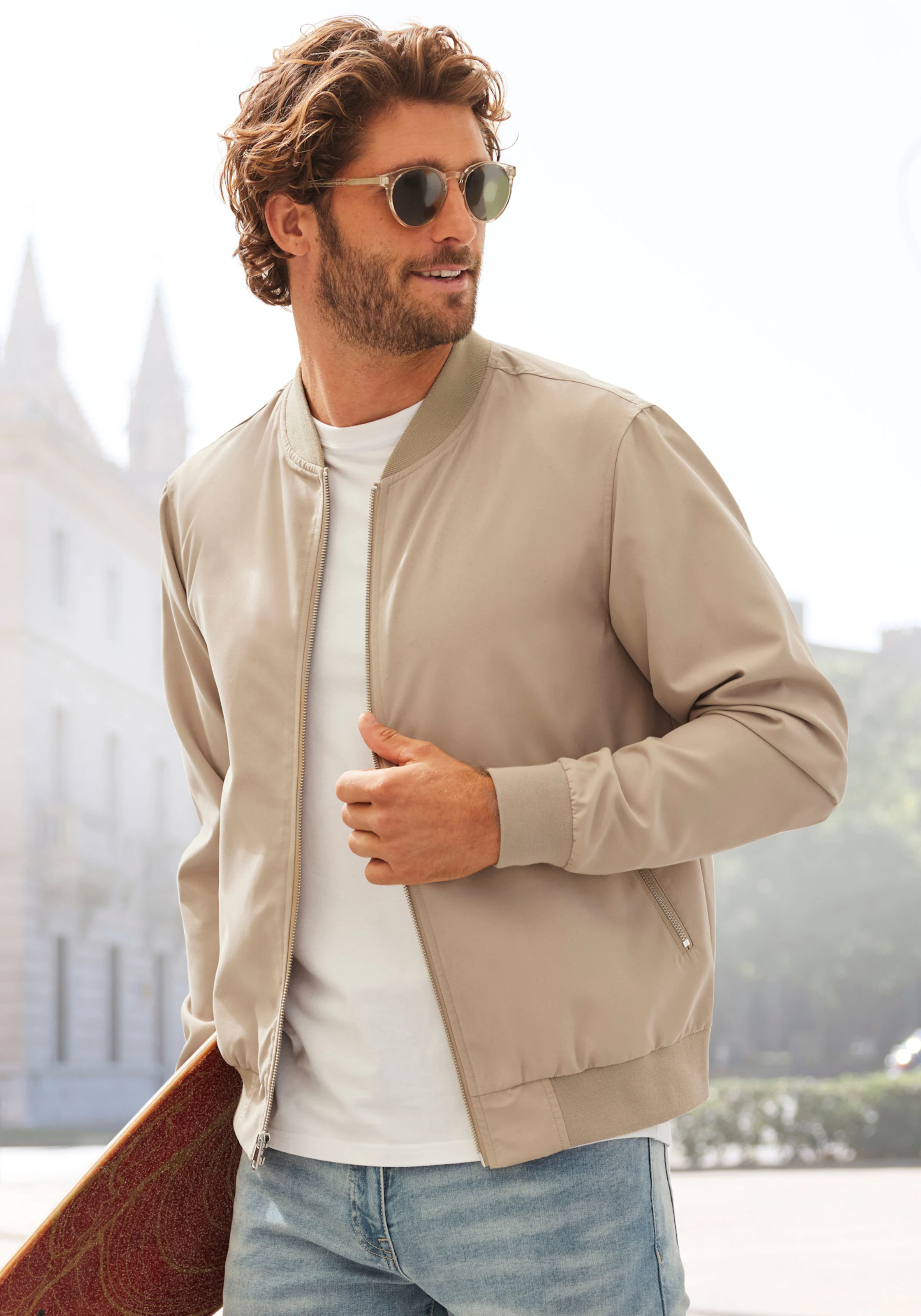Blouson in beige
