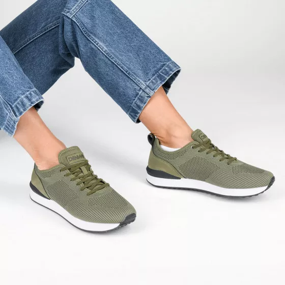 Baskets VERT DENIM SIDE