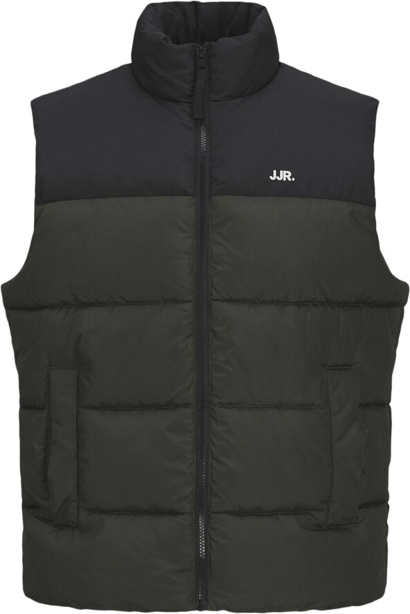 JJ-REBEL JREBREBEL LOGO BODYWARMER Rosin/black blocking