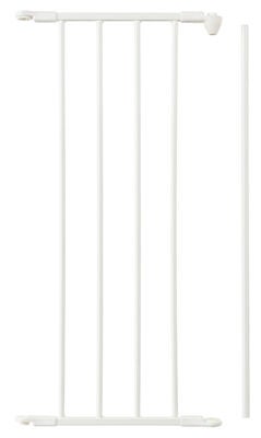 BabyDan Forlengning Sikkerhetsgrind Flex Medium 33 cm, Hvit