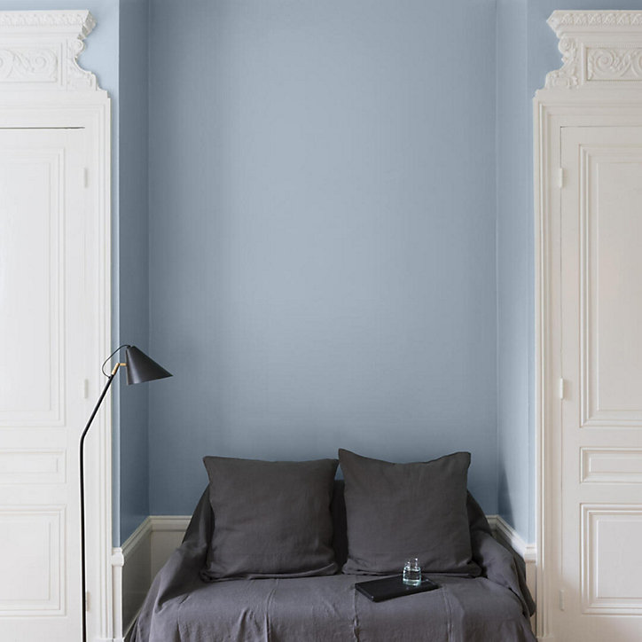 Peinture multisupport murs, plafonds et boiseries Velours de peinture bleu embruns Libéron 2,5L
