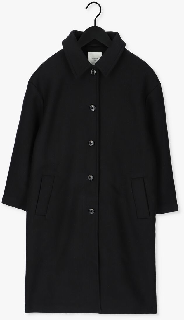 NEO NOIR zwarte neo noir mantel anlu coat