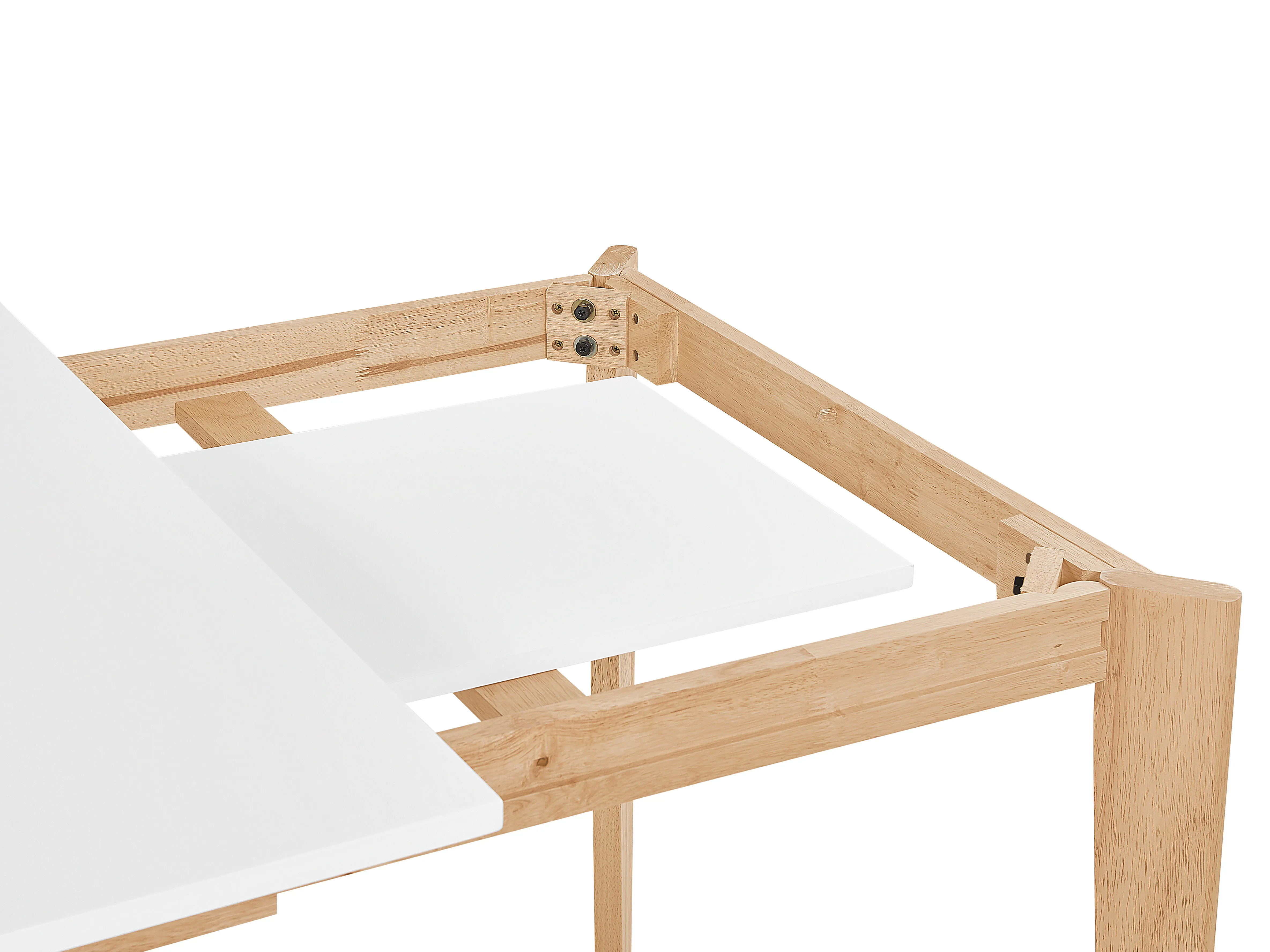 Eettafel uitschuifbaar SOLA Wit 90 cm 140/180 cm