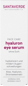 SANTAVERDE aloe vera hyaluron eye serum ohne Duft, 10 ml