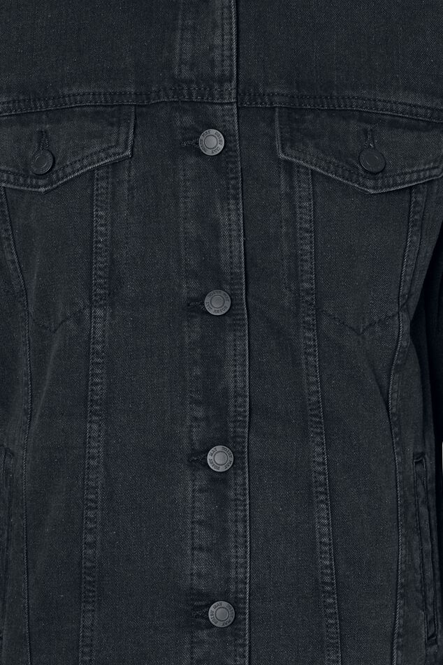 Veste en Jean Noire Ole | Noisy May Veste en Jean