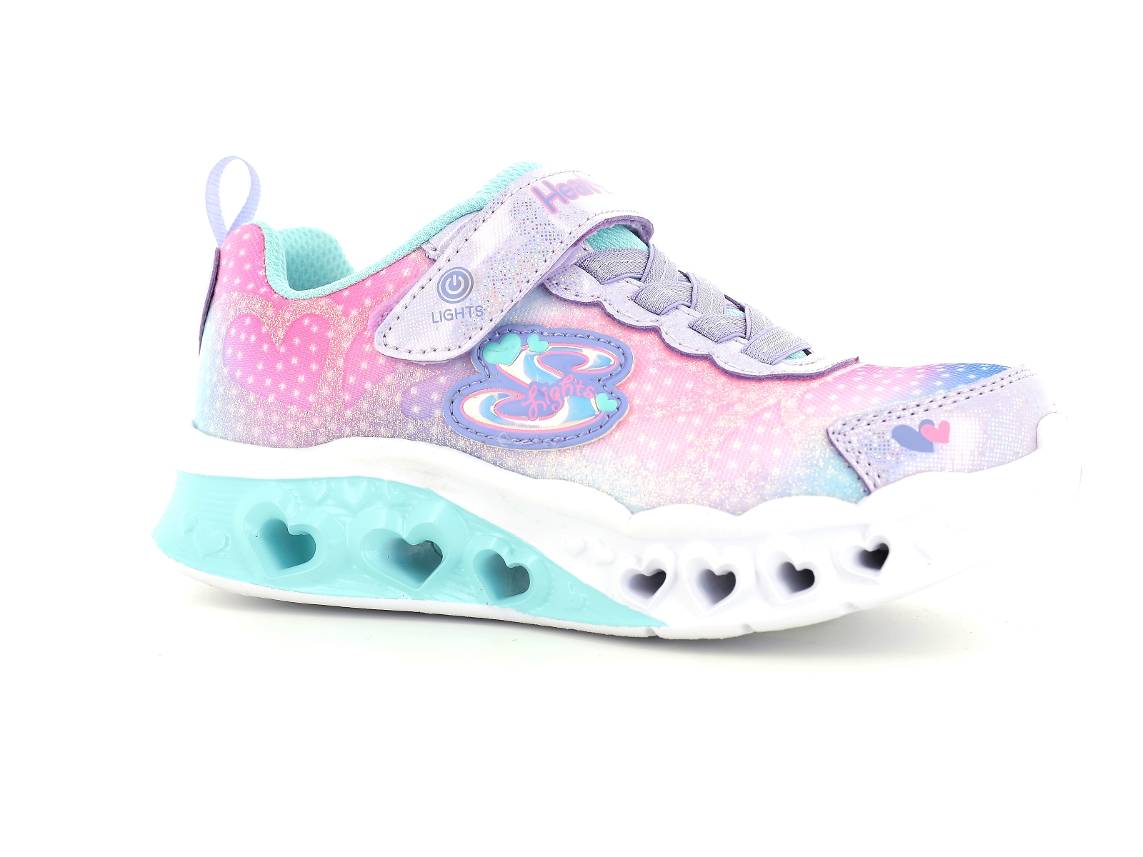 Skechers-FLUTTER HEARTS LIGHTS Matières combinées Multicolore
