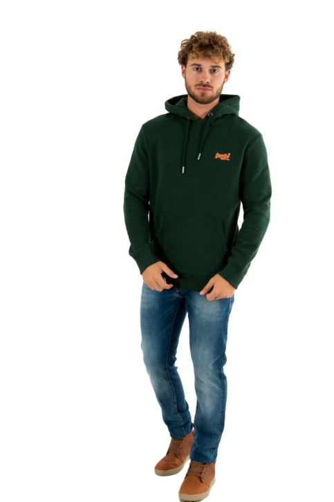 Sweat superdry essential logo 27e enamel green