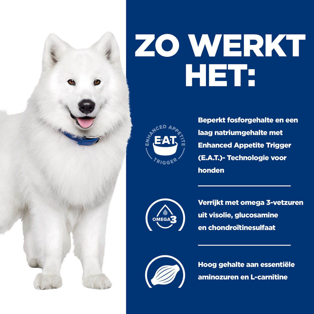 Hill's Prescription Diet Kidney Mobility - Hondenvoer - 12 Kilogram - gevogelte