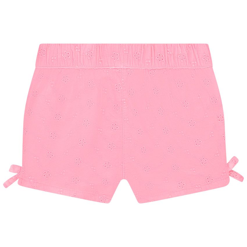 Short en broderie anglaise pour bébé fille - Multicolore