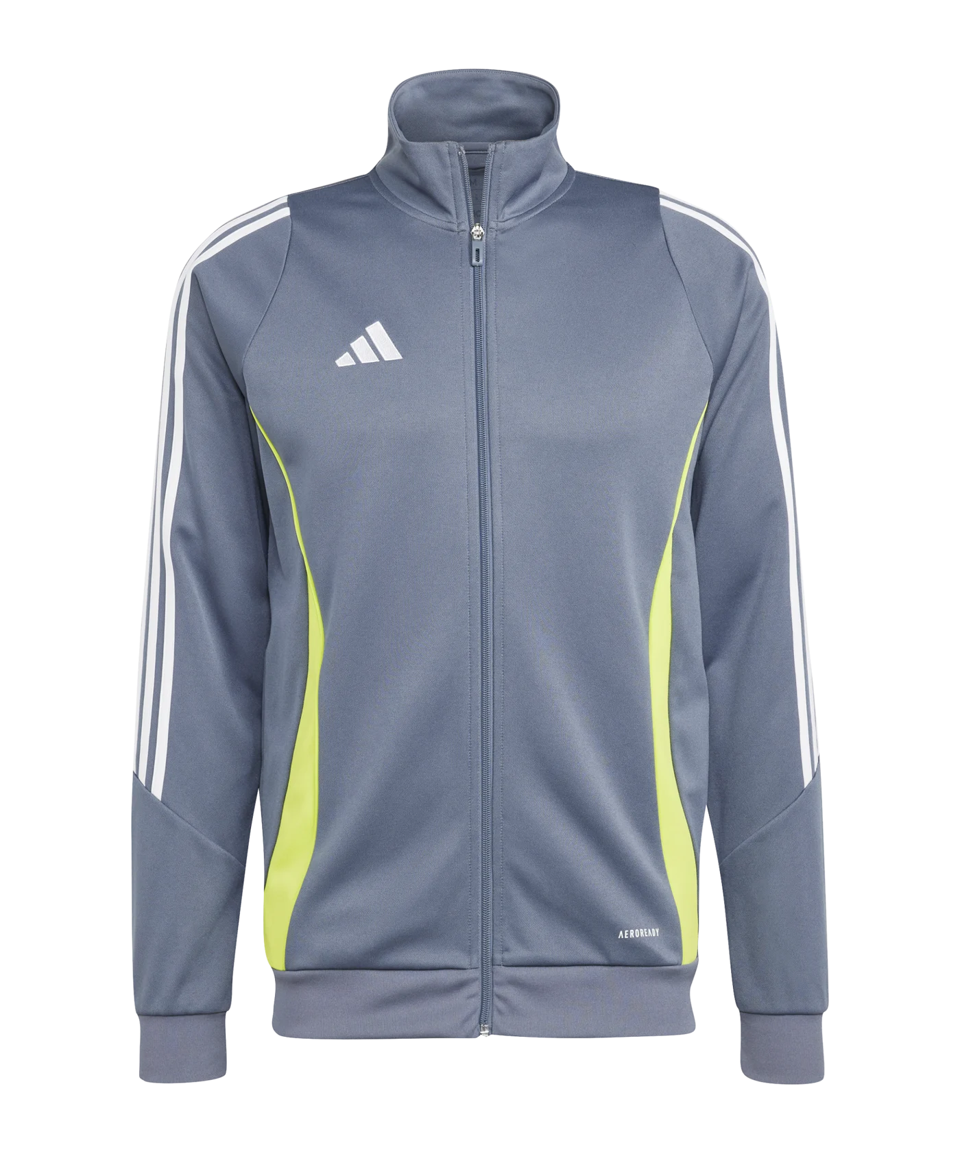 adidas Tiro 24 Trainingsjacke Grau Gelb