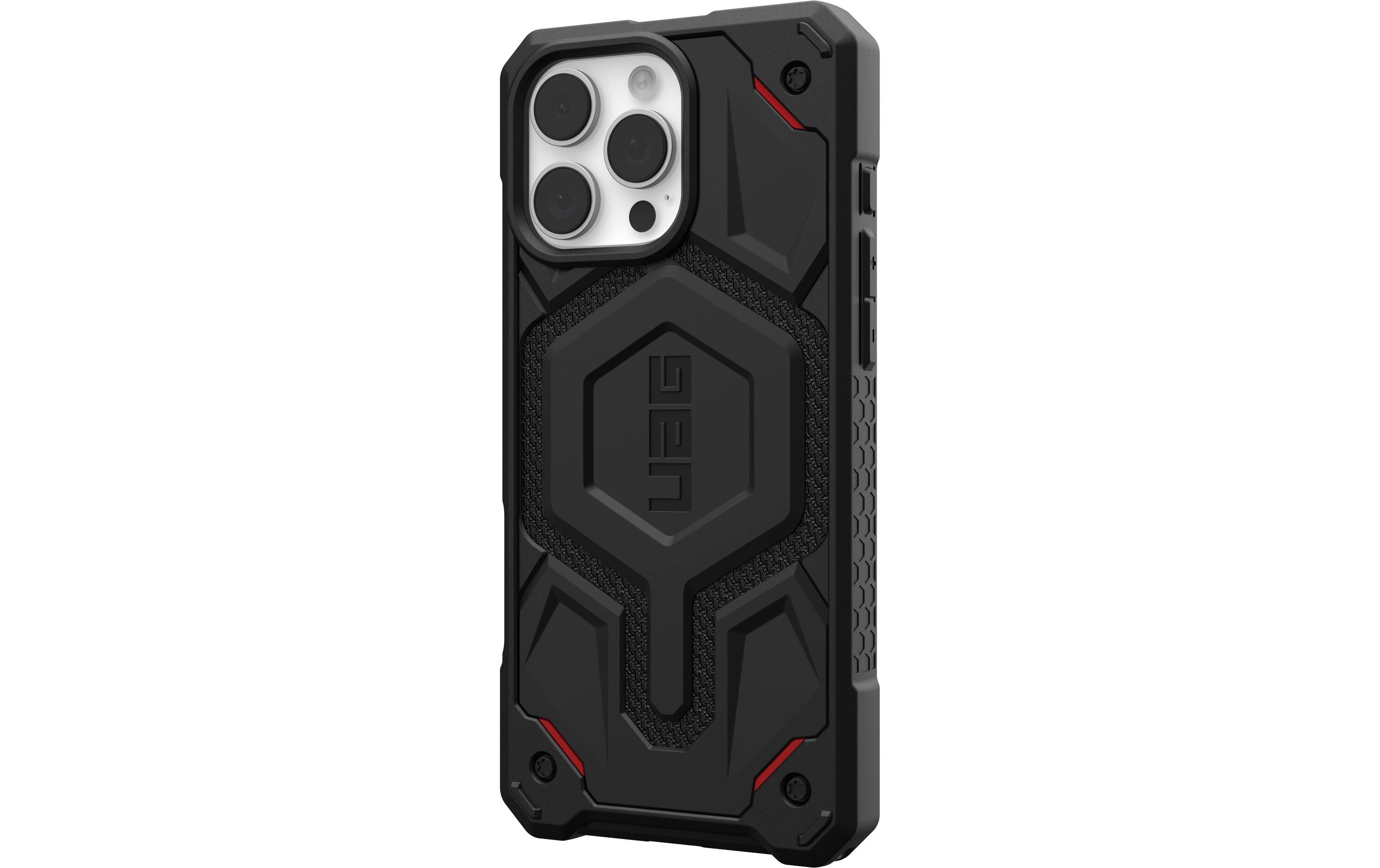 Back Cover Monarch Pro iPhone 16 Pro Max Kevlar BlackSchutzhülle für das Apple iPhone 16 Pro Max