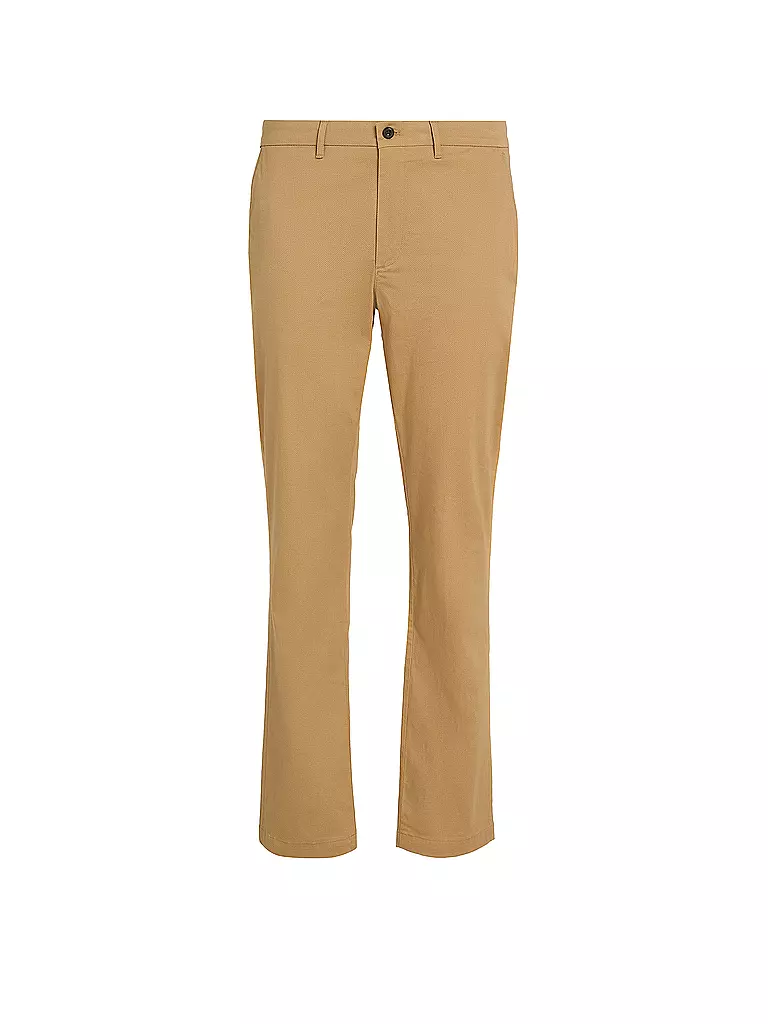 TOMMY HILFIGER Chino Straight Fit DENTON hellbraun