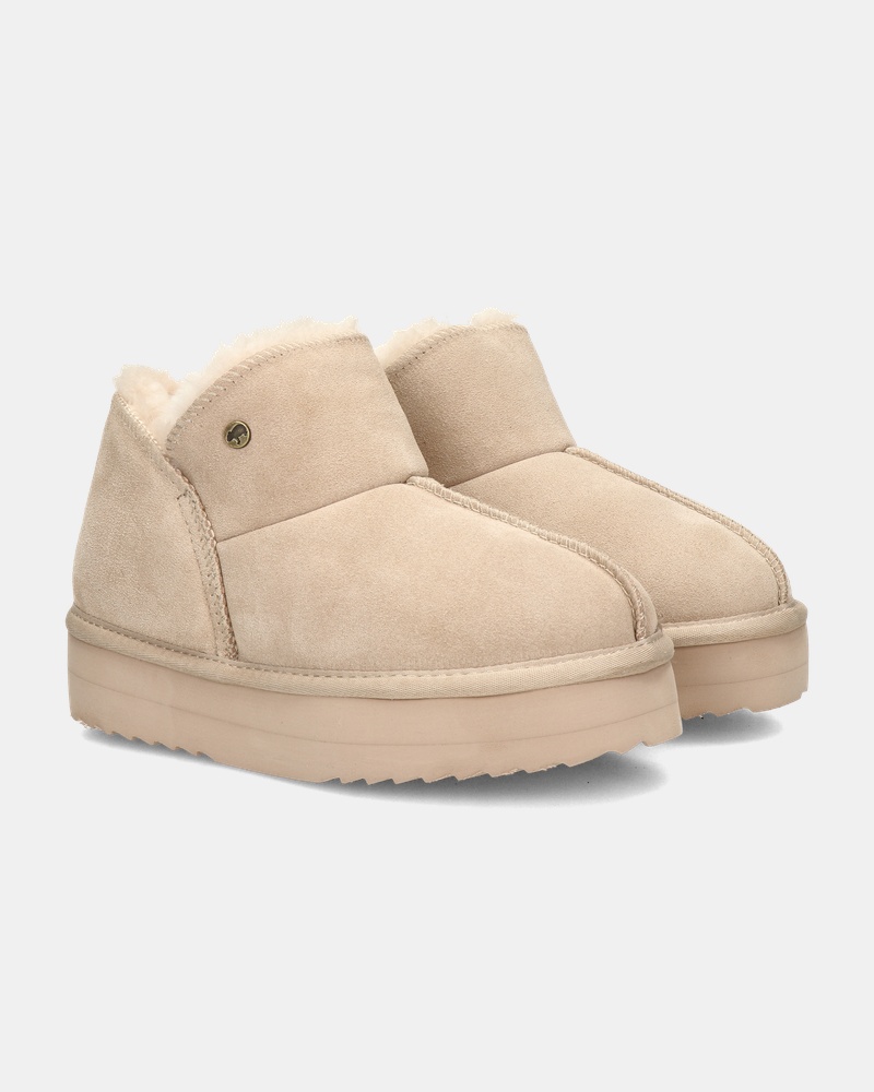 Warmbat Australia Willow Plateau Gevoerde boots  - beige