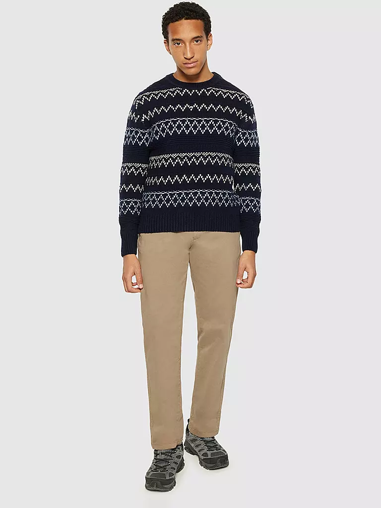 KNOWLEDGE COTTON APPAREL Pullover blau