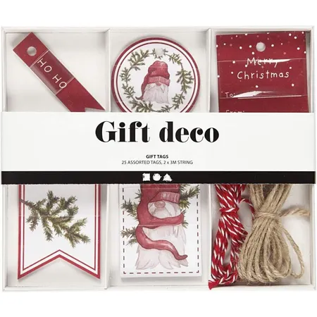 Creative Company Geschenkanhänger Sortiment Merry Christmas