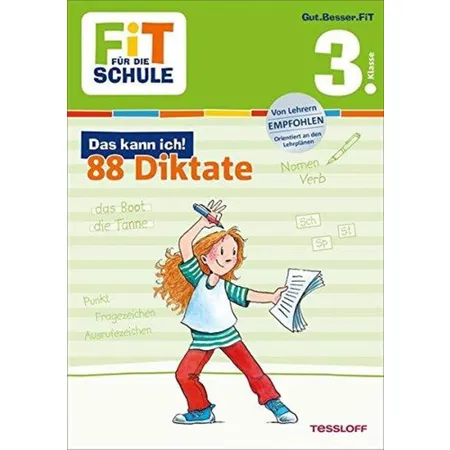 Tessloff Fit für die Schule: Das kann ich! 88 Diktate 3. Klasse
