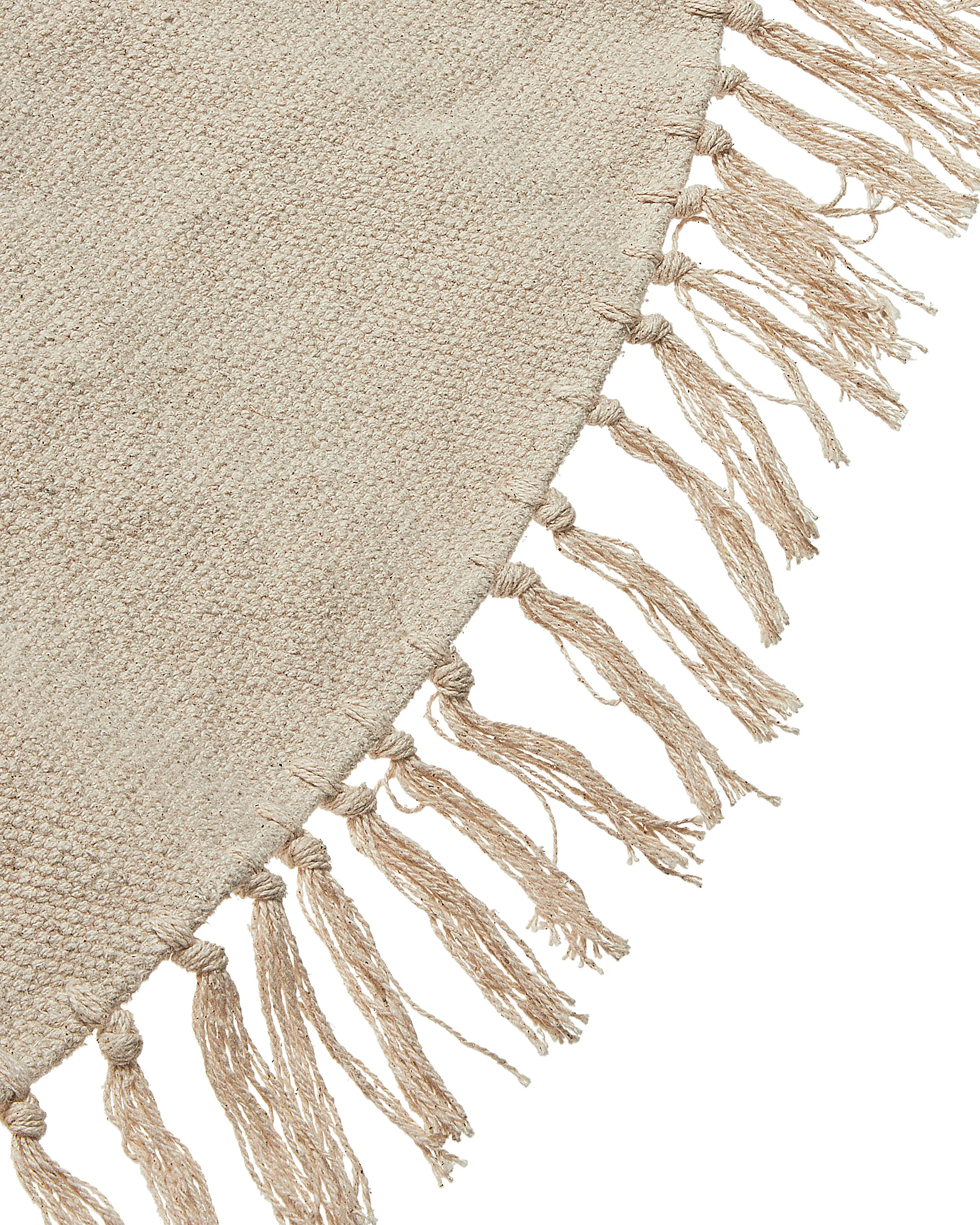 Kindervloerkleed WAHAR Beige ø 140 cm Katoen