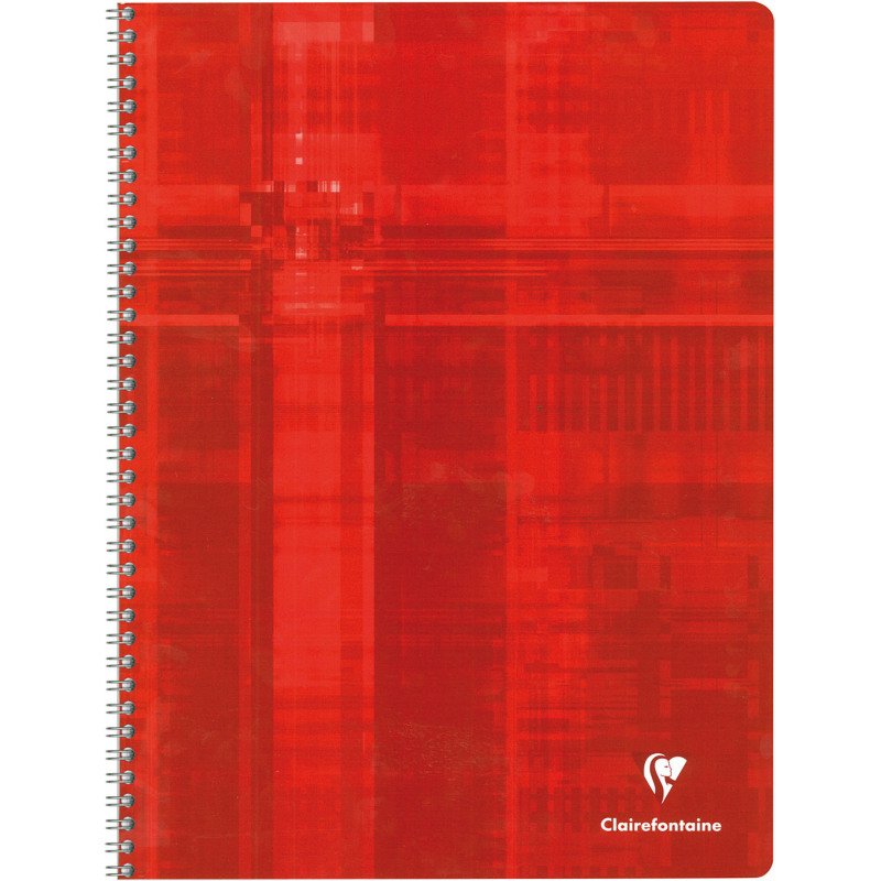Cahier spirale Clairefontaine Metric A4+ 24 x 32 cm petits carreaux 100 pages