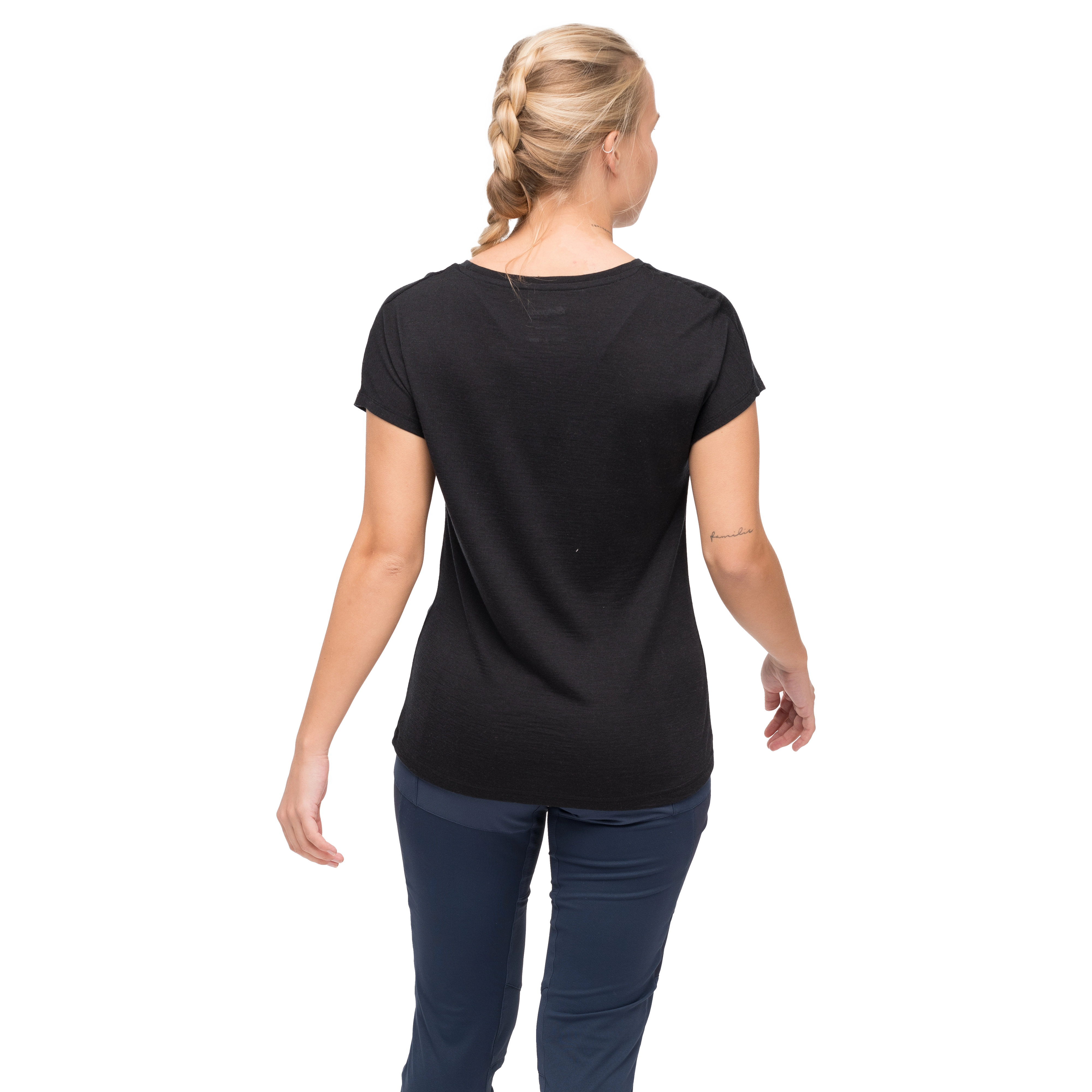 Whenever Merino Tee Women Black