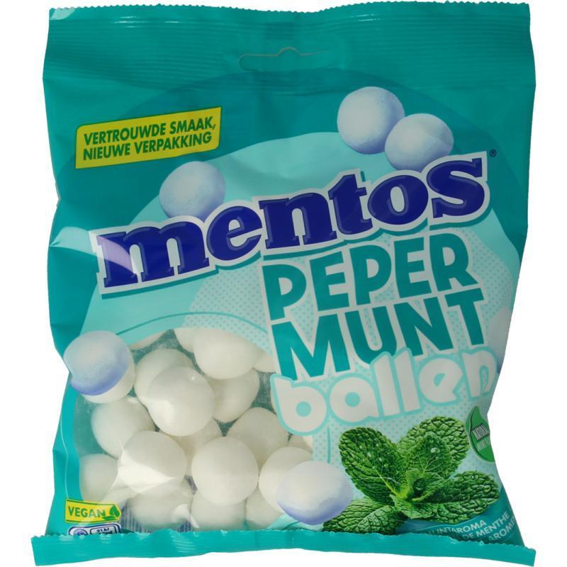 Mentos Pepermunt Ballen 220G
