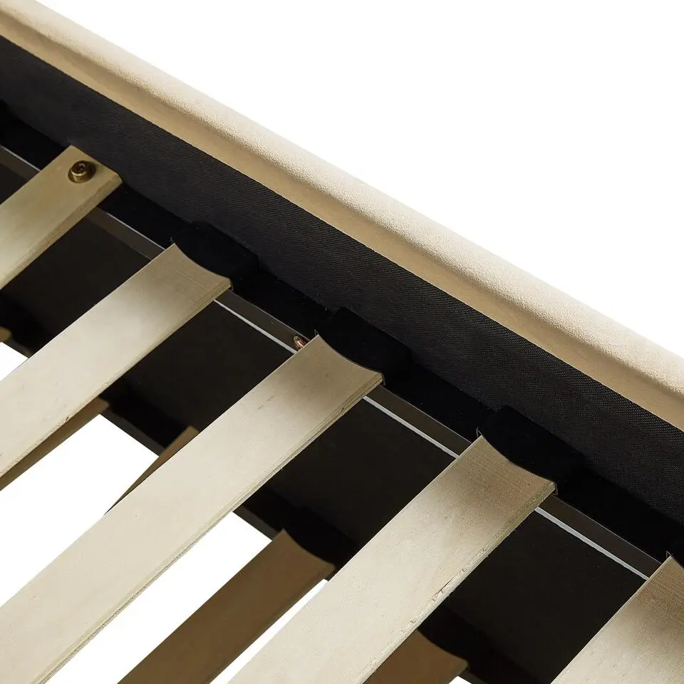 TROYES - Slaapbank - Beige - Fluweel